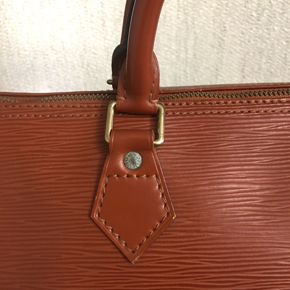 Louis Vuitton Burnt Orange Epi Leather Satchel-read listing - Picture 7 of 16